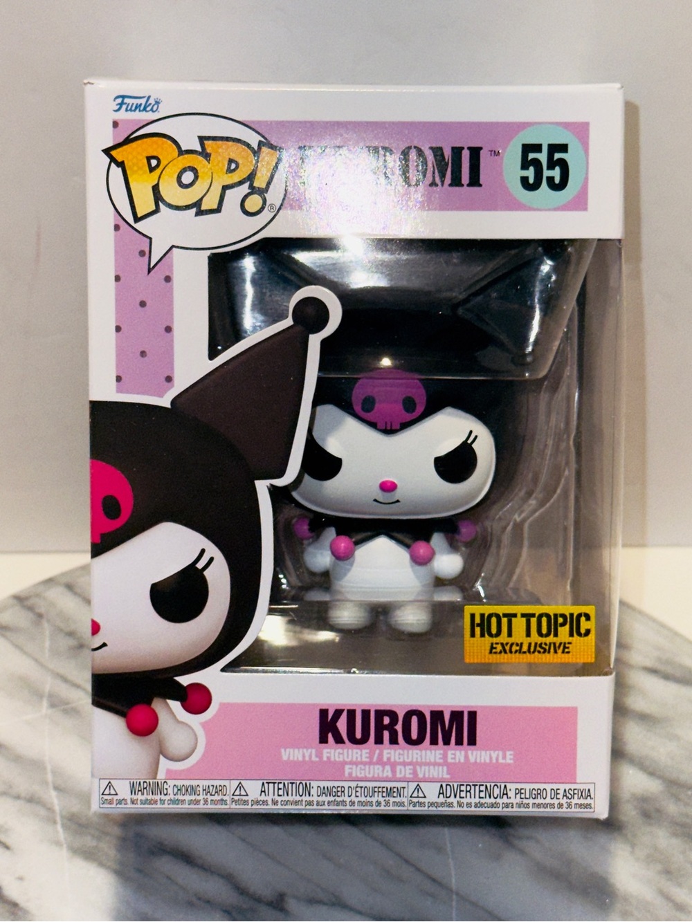 Funko Pop! Kuromi #55 Sanrio Hot Topic Exclusive Vinyl Figure (2021) Discontinue